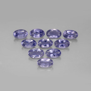 Iolite naturale blu da  ct, taglio ovale, VS
