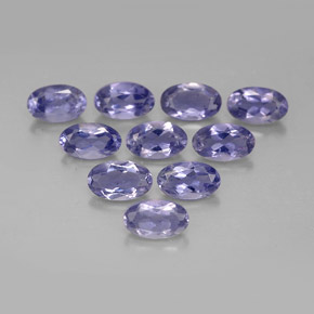 Iolite naturale blu da  ct, taglio ovale, VS