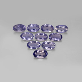 Iolite naturale blu da  ct, taglio ovale, VS