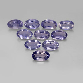 Iolite naturale blu da  ct, taglio ovale, VS