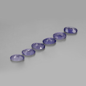 Iolite naturale blu da  ct, taglio ovale, VS