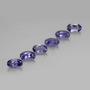 Iolite naturale blu da  ct, taglio ovale, VS