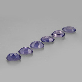 Iolite naturale blu da  ct, taglio ovale, VS