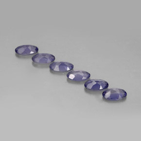 Iolite naturale blu da  ct, taglio ovale, VS