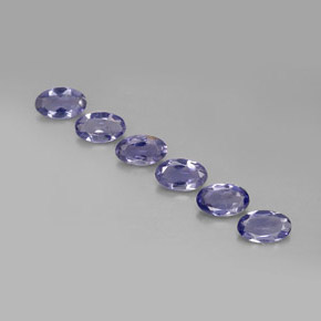Iolite naturale blu da  ct, taglio ovale, VS