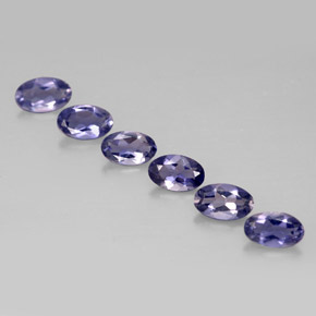Iolite naturale blu da  ct, taglio ovale, VS