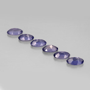 Iolite naturale blu da  ct, taglio ovale, VS