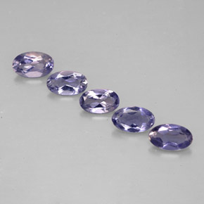 Iolite naturale blu da  ct, taglio ovale, VS