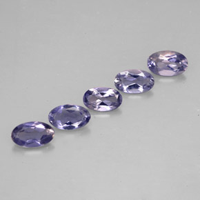 Iolite naturale blu da  ct, taglio ovale, VS