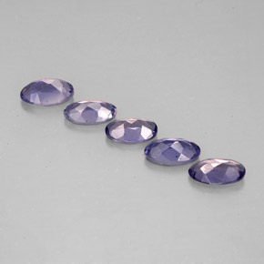 Iolite naturale blu da  ct, taglio ovale, VS