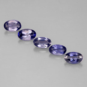 Iolite naturale blu da  ct, taglio ovale, VS