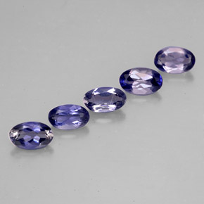 Iolite naturale blu da  ct, taglio ovale, VS