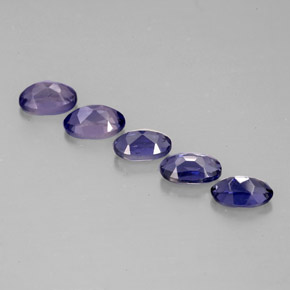Iolite naturale blu da  ct, taglio ovale, VS