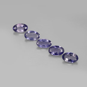 Iolite naturale blu da  ct, taglio ovale, VS