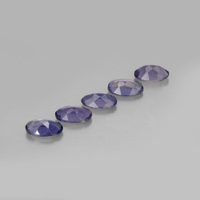 Iolite naturale blu da  ct, taglio ovale, VS