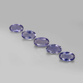 Iolite naturale blu da  ct, taglio ovale, VS