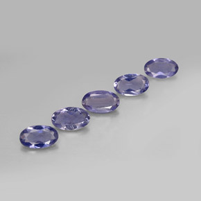 Iolite naturale blu da  ct, taglio ovale, VS