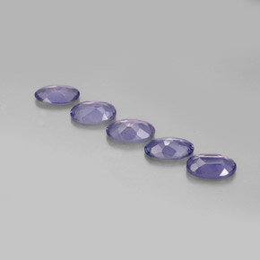 Iolite naturale blu da  ct, taglio ovale, VS