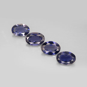 Iolite naturale blu da  ct, taglio ovale, VS