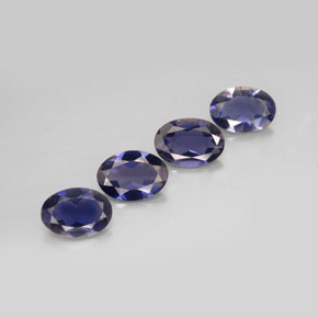 Iolite naturale blu da  ct, taglio ovale, VS