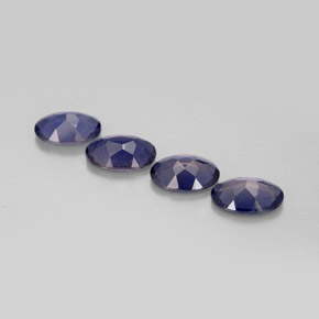 Iolite naturale blu da  ct, taglio ovale, VS