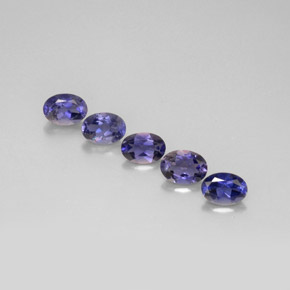 Iolite naturale blu da  ct, taglio ovale, VS