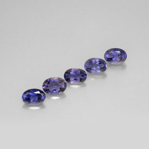 Iolite naturale blu da  ct, taglio ovale, VS