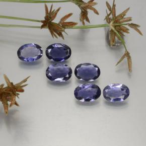 Iolite naturale blu da  ct, taglio ovale, VS