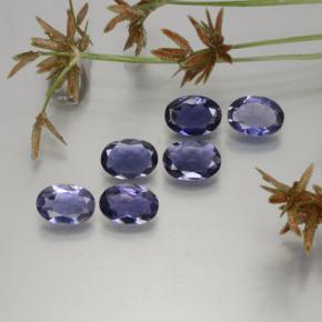 Iolite naturale blu da  ct, taglio ovale, VS
