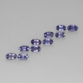 Iolite naturale blu da  ct, taglio ovale, VS
