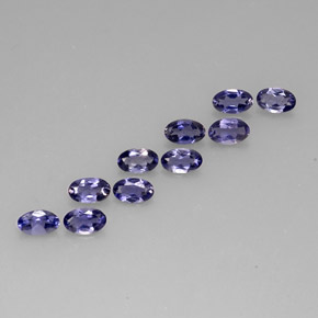 Iolite naturale blu da  ct, taglio ovale, VS
