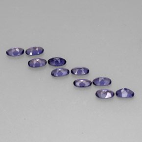 Iolite naturale blu da  ct, taglio ovale, VS