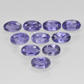 Iolite naturale blu da 2,03 ct, taglio ovale, VS