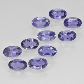 Iolite naturale blu da 2,03 ct, taglio ovale, VS