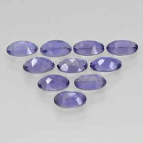 Iolite naturale blu da 2,03 ct, taglio ovale, VS