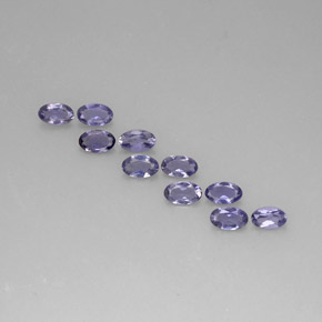 Iolite naturale blu da  ct, taglio ovale, VS