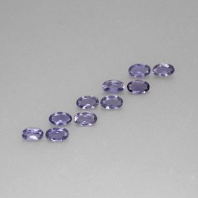 Iolite naturale blu da  ct, taglio ovale, VS