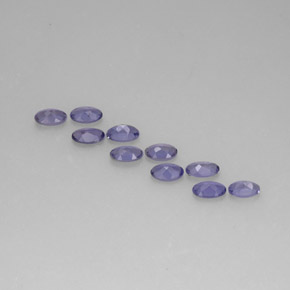 Iolite naturale blu da  ct, taglio ovale, VS