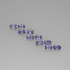 Iolite naturale blu da  ct, taglio ovale, VS