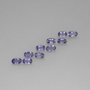 Iolite naturale blu da  ct, taglio ovale, VS