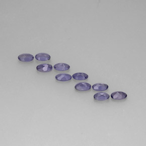 Iolite naturale blu da  ct, taglio ovale, VS