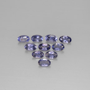 Iolite naturale blu da  ct, taglio ovale, VS