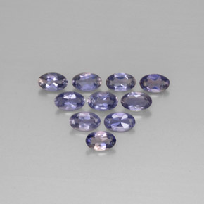 Iolite naturale blu da  ct, taglio ovale, VS