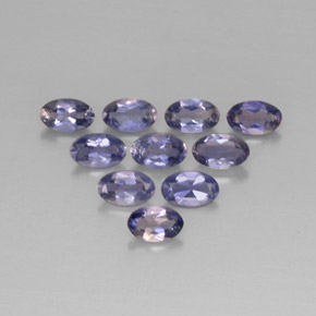 Iolite naturale blu da  ct, taglio ovale, VS