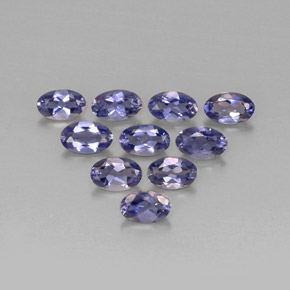Iolite naturale blu da  ct, taglio ovale, VS