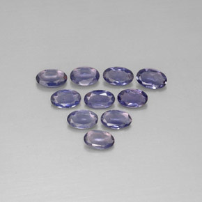 Iolite naturale blu da  ct, taglio ovale, VS