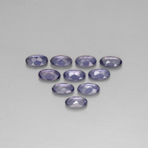 Iolite naturale blu da  ct, taglio ovale, VS