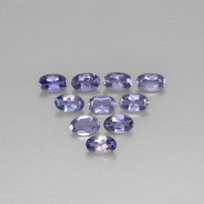 Iolite naturale blu da  ct, taglio ovale, VS