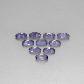 Iolite naturale blu da  ct, taglio ovale, VS