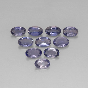 Iolite naturale blu da  ct, taglio ovale, VS